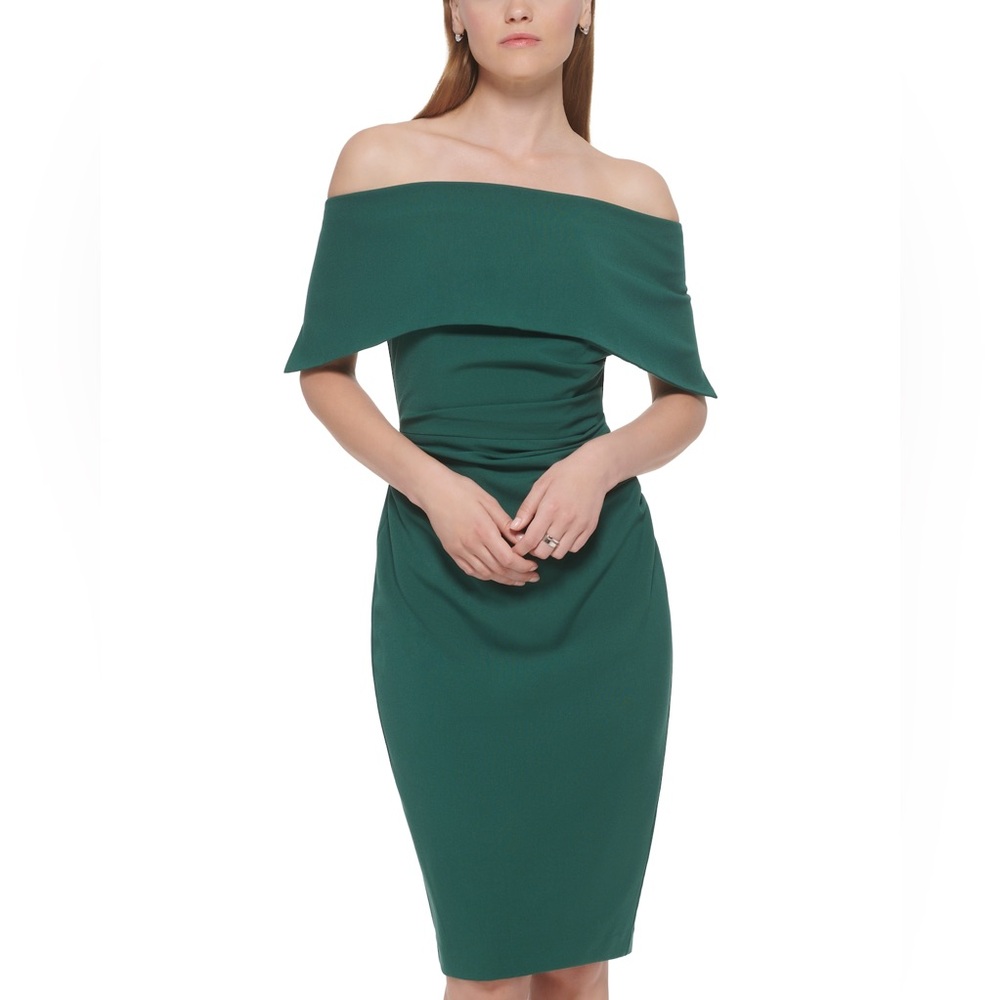 Vince Camuto Off-The-Shoulder Sheath Dress Size 4
